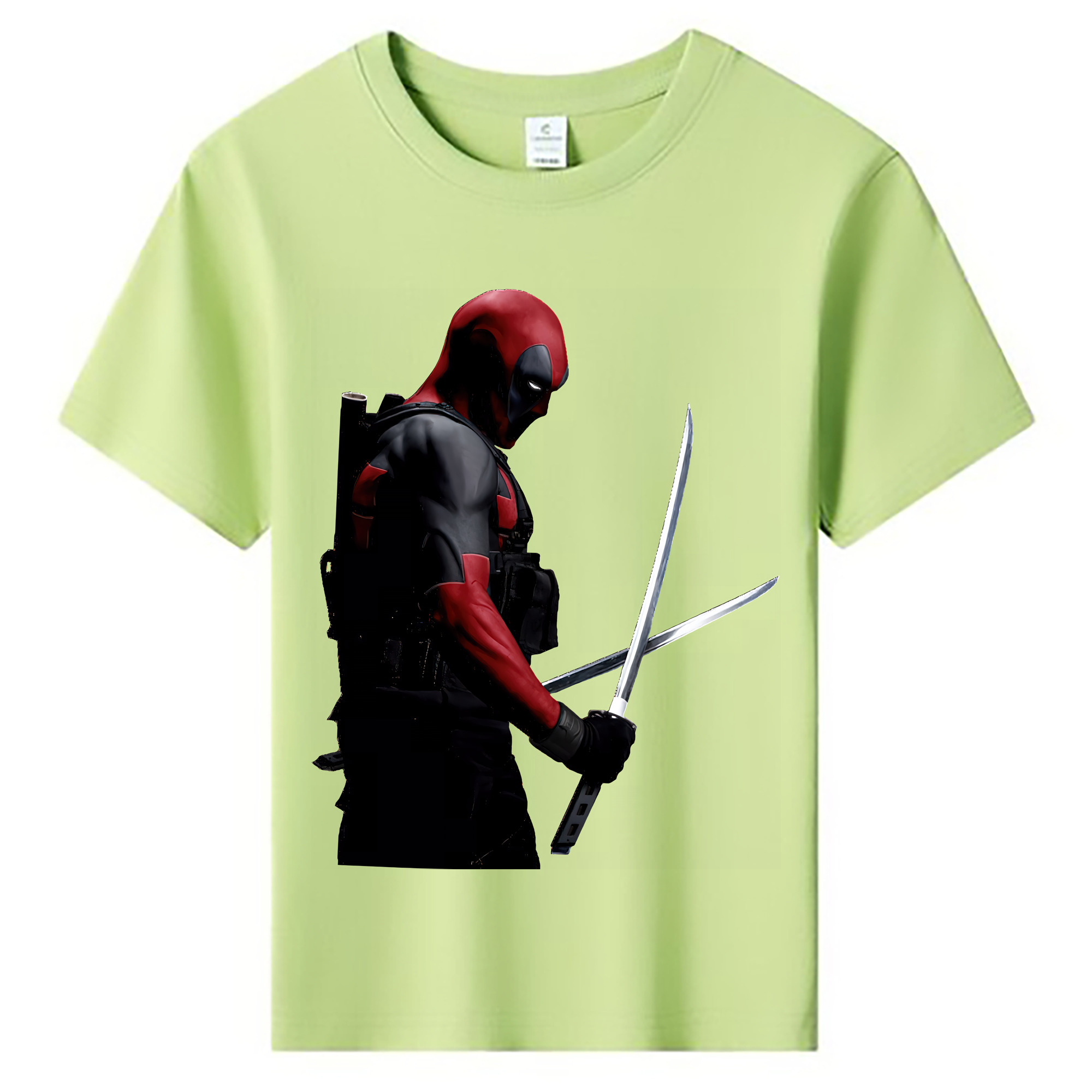 （画像用） Deadpool デッドプール 綿100％キッズTシャツ（フロントプリント）